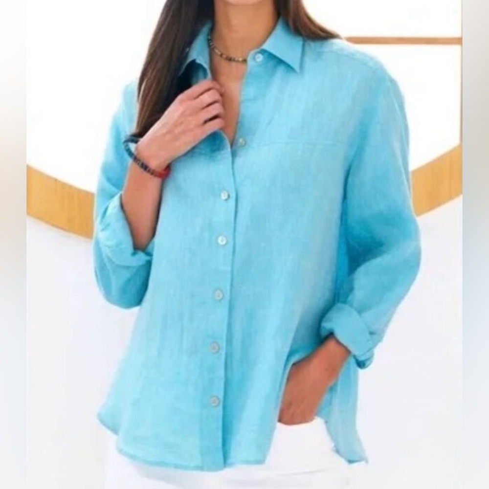 Untuckit | Linen Button Up - Picture 1 of 5